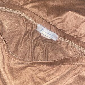 Jasmine Metallic Bronze Satin Slip